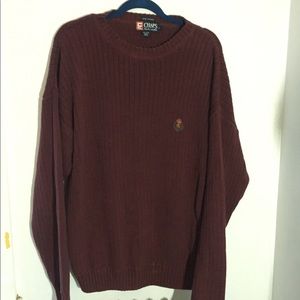 Chaps Maroon Sweater
